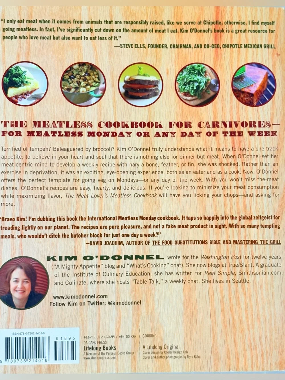 Meat Lover Meatless Cookbook  Excellent Condition No Rips No Mark Great Recipes